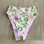 High Cut Cheeky Bikini Bottom Medium NWT