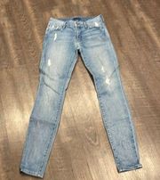 Koral distressed skinny jeans
