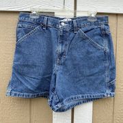 Vintage Y2K Tommy Hilfiger Carpenter Denim Shorts Women’s Size 10 High Rise