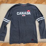 Canada Athletic Grey Long Sleeve