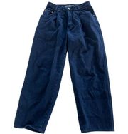 Gloria Vanderbilt Jeans Womens 6 Regular Dark Wash Blue Denim High-Rise Wide Leg