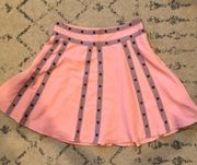 Zac Posen for Target Pink Flared Snap Circle Skirt