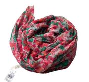 LOFT Womens Floral Long End Scarf Onesize