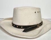 Vintage Western Express Wool Cream Cowboy Western Hat Yellowstone Size 7 1/8