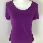 Investments Purple T Shirt Size Medium