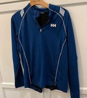 Helly Hansen size large quarter zip athleitic jacket classic athleisure luxury