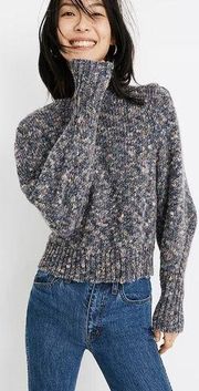 madewell pleat-shoulder pullover knit sweater