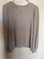 Womens Striped Long Sleeve 