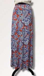 Artisan NY Paisley Maxi Skirt Women’s Size Small