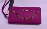 Xoxo Pink Zip Around Wallet With Wristlet