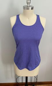 Cross Back Exercise Top- Purple- Small