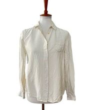 All Saints Womens Button Up Luxe Shirt Long Sleeve Size 6