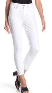 GRLFRND Karolina Skinny Jean White Flag Revolve