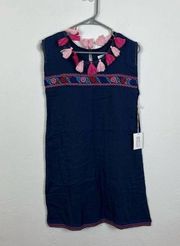 Mer St. Barth Christal Dress in Indigo NWT