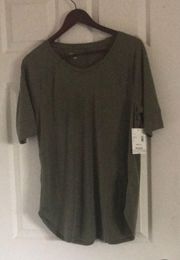 juniors tee deep lichen green shirt size XL