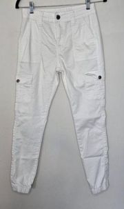 VIP Jeans Cargo White Size 5/27 Skinny Women's Pants Cotton