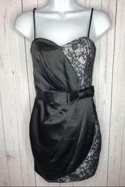 Jessica McClintock Juniors Sz 3 Black Formal Dress