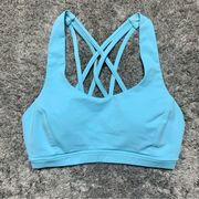 NWOT Lululemon Free To Be Serene Bra *Icing Blue