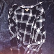Large flannel button up