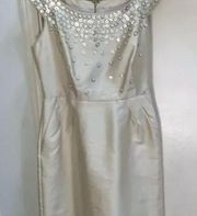 Kate Spade New York Embellished Dress size 2 XS sleeveless RARE HTF GORGEOUS