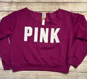 Pink crop sweater