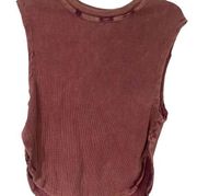BDG URBAN OUTFITTERS Pink /Mauve Sleeveless Open Sides T-Shirt Top Size M