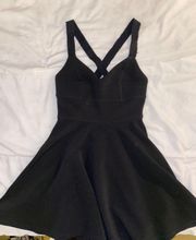 Cross Back Skater Dress