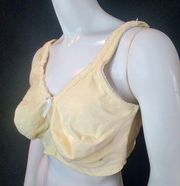 Cacique Yellow Wireless Bra (40DD)