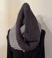 NWOT 2 tone grey infinity scarf to keep you warm & stylish