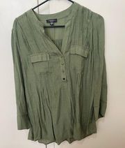 Olive green blouse