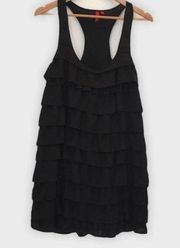 SAKS fifth avenue 5/48 black dress ruffles