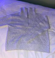 Cropped Sweater half zip