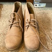 Taupe Chukka Booties Soda