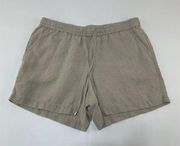 Tommy Bahama Natural Linen Pull On Lounge Short M