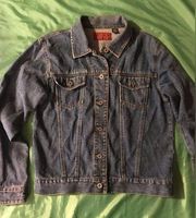 Vintage At Last Blues Women’s Jean Jacket Worn Size M Made in the USA