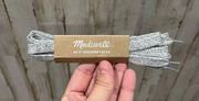 NWT Madewell Silver Metallic Replacement Sneaker Shoe Laces 48.5”