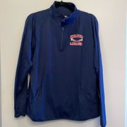 NWOT Sport-Tek Running Pullover 1/4 Zip Navy with Pockets Size Large