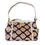 Spartina 449 Tybee Purse Handbag Tote w/ Zip Top Single Strap + Keychain NWOT