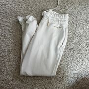 Gymshark X Whitney Simmons Ivory Joggers Size XSmall