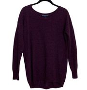 Central Park West dark red 100% cashmere sweater size Small