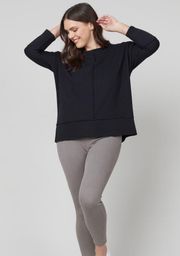 SPANX Perfect Length Top, Dolman 3/4 Sleeve in Very Black