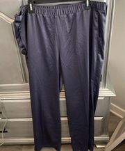 Eileen Fisher satin navy pajama pants NEW xl