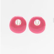 Zara Resin pink earrings