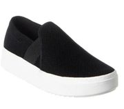 Eileen Fisher Pep Slip-On Platform Sneaker, Black, size 6.5