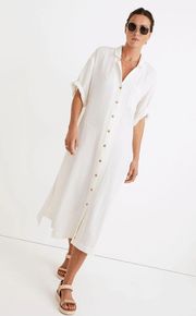 NWT Lightestspun Cover-Up Maxi Shirtdress