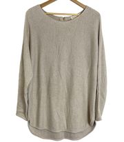 MICHAEL KORS Cozy Knit Tunic w/Shirt-tail Hem & Back Zipper