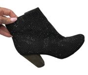 1150-EVA & ZOE Sparkle-beaded Heeled booties