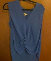 Blue Blouse Tank