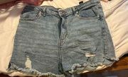 Blue Jean Shorts