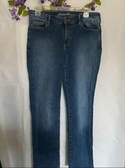 Eddie Bauer Denim blue jeans, Fits -slightly curvy